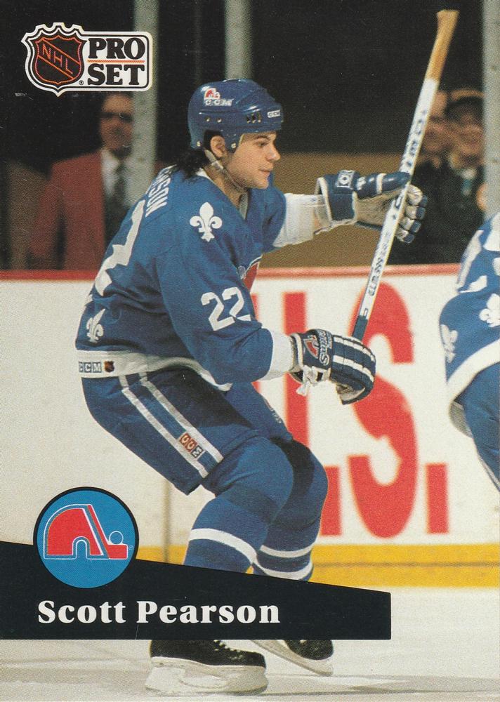 #208 Scott Pearson - 1991-92 Pro Set Hockey