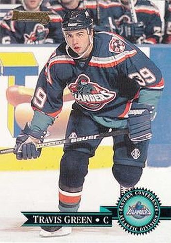 #208 Travis Green - New York Islanders - 1995-96 Donruss Hockey