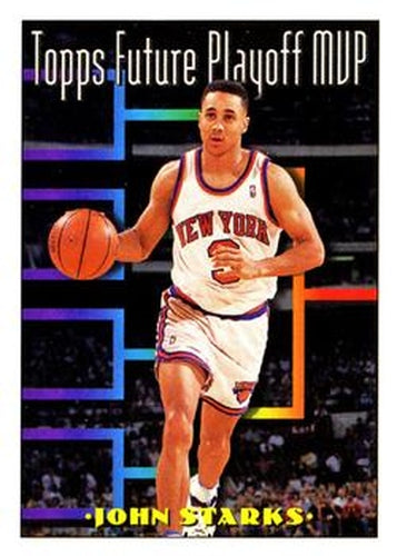 #208 John Starks - New York Knicks - 1993-94 Topps Basketball