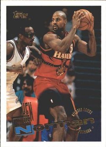 #208 Ken Norman - Atlanta Hawks - 1995-96 Topps Basketball