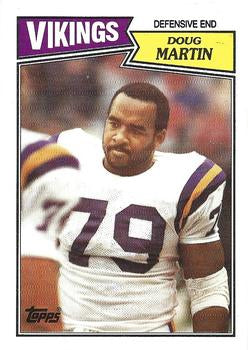 #208 Doug Martin - Minnesota Vikings - 1987 Topps Football