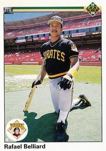 #208 Rafael Belliard - Pittsburgh Pirates - 1990 Upper Deck Baseball