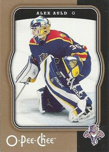 #208 Alex Auld - Florida Panthers - 2007-08 O-Pee-Chee Hockey