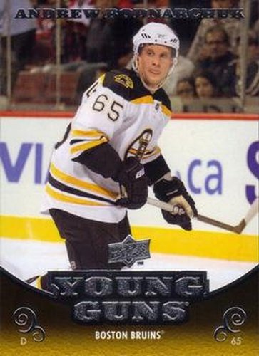 #208 Andrew Bodnarchuk - Boston Bruins - 2010-11 Upper Deck Hockey