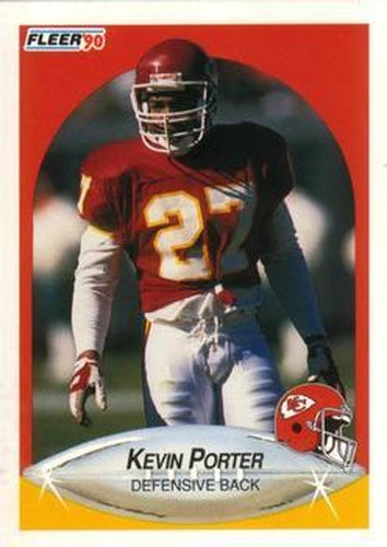 #208 Kevin Porter - Kansas City Chiefs - 1990 Fleer Football