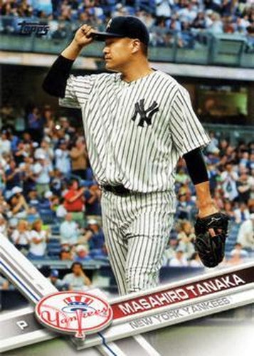 #208a Masahiro Tanaka - New York Yankees - 2017 Topps Baseball