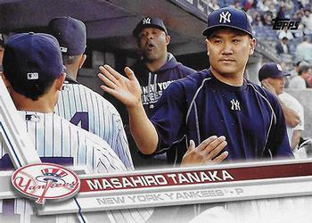 #208b Masahiro Tanaka - New York Yankees - 2017 Topps Baseball