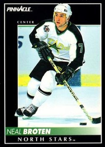 #209 Neal Broten - Minnesota North Stars - 1992-93 Pinnacle Canadian Hockey