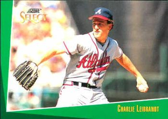 #209 Charlie Leibrandt - Atlanta Braves - 1993 Select Baseball