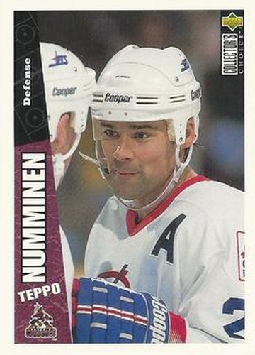 #209 Teppo Numminen - Phoenix Coyotes - 1996-97 Collector's Choice Hockey