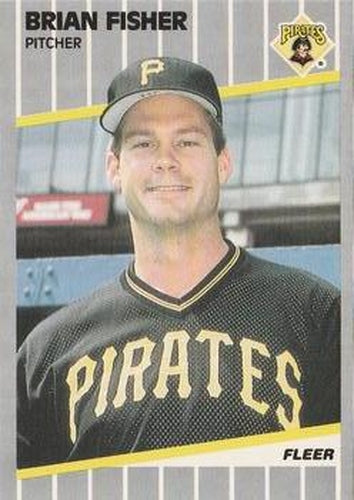 #209 Brian Fisher - Pittsburgh Pirates - 1989 Fleer Baseball