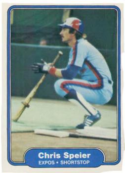 #209 Chris Speier - Montreal Expos - 1982 Fleer Baseball