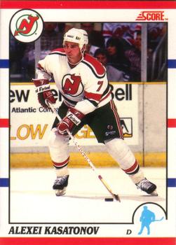 #209 Alexei Kasatonov - New Jersey Devils - 1990-91 Score Canadian Hockey