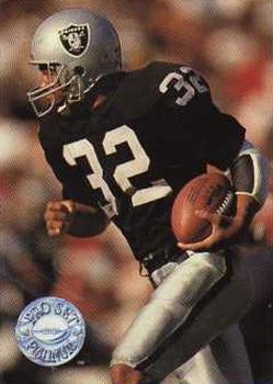 #209 Marcus Allen - Los Angeles Raiders - 1991 Pro Set Platinum Football
