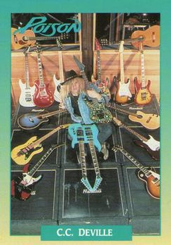 #209 C.C. Deville - 1991 Brockum Rock Cards