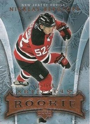 #209 Nicklas Bergfors - New Jersey Devils - 2007-08 Upper Deck Artifacts Hockey