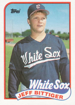 #209 Jeff Bittiger - Chicago White Sox - 1989 Topps Baseball