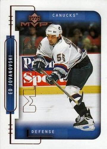 #209 Ed Jovanovski - Vancouver Canucks - 1999-00 Upper Deck MVP Hockey