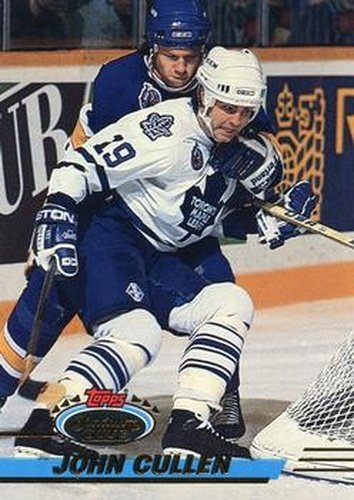 #209 John Cullen - Toronto Maple Leafs - 1993-94 Stadium Club Hockey
