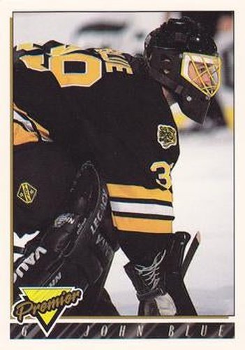 #209 John Blue - Boston Bruins - 1993-94 Topps Premier Hockey