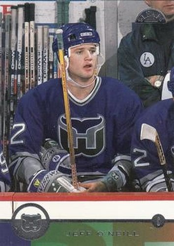 #209 Jeff O'Neill - Hartford Whalers - 1996-97 Leaf Hockey