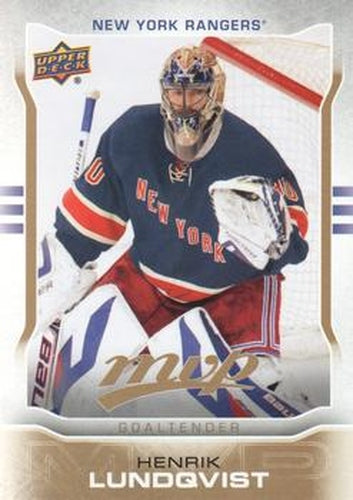 #209 Henrik Lundqvist - New York Rangers - 2014-15 Upper Deck MVP Hockey