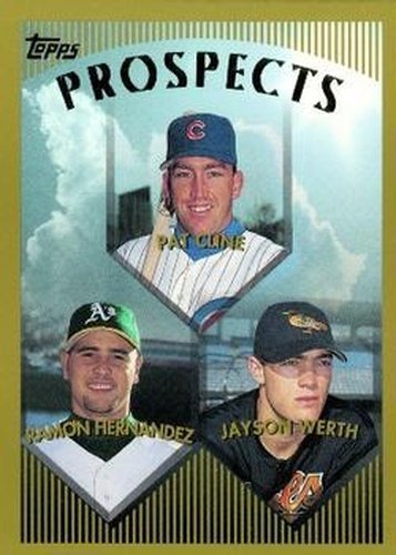 #209 Patine / Ramon Hernandez / Jayson Werth - Chicago Cubs / Oakland Athletics / Baltimore Orioles - 1999 Topps Baseball