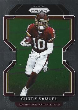 #209 Curtis Samuel - Washington Football Team - 2021 Panini Prizm Football