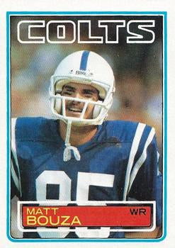 #209 Matt Bouza - Baltimore Colts - 1983 Topps Football