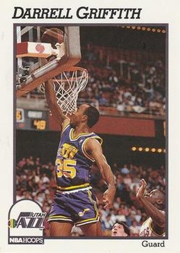 #209 Darrell Griffith - Utah Jazz - 1991-92 Hoops Basketball