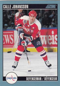 #209 Calle Johansson - Washington Capitals - 1992-93 Score Canadian Hockey