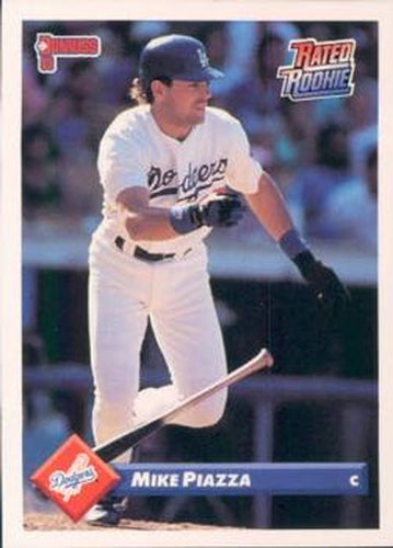 #209 Mike Piazza - Los Angeles Dodgers - 1993 Donruss Baseball