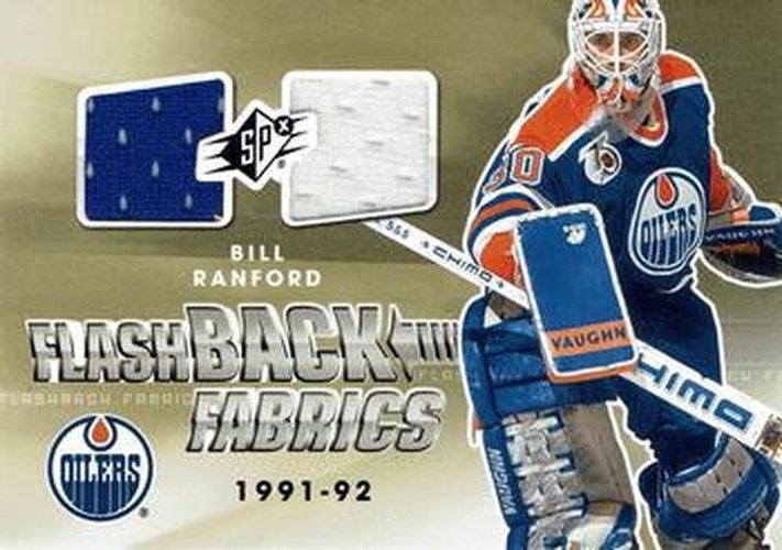 #209 Bill Ranford - Edmonton Oilers - 2011-12 SPx Hockey
