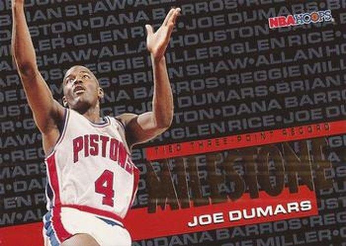 #209 Joe Dumars - Detroit Pistons - 1995-96 Hoops Basketball