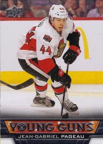 #209 Jean-Gabriel Pageau - Ottawa Senators - 2013-14 Upper Deck Hockey
