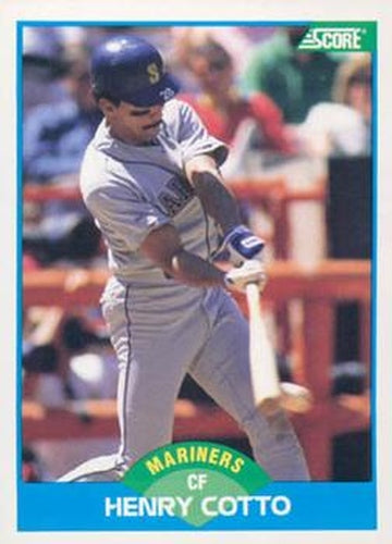 #209 Henry Cotto - Seattle Mariners - 1989 Score Baseball