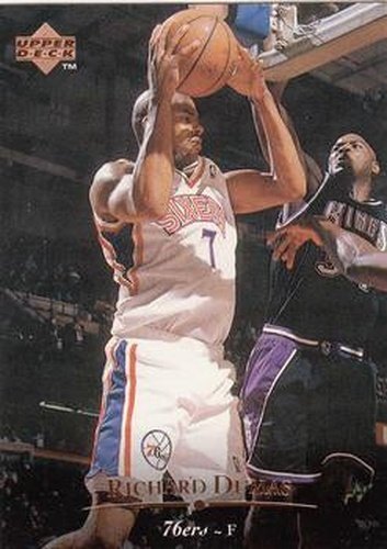 #209 Richard Dumas - Philadelphia 76ers - 1995-96 Upper Deck Basketball