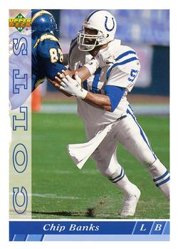 #209 Chip Banks - Indianapolis Colts - 1993 Upper Deck Football