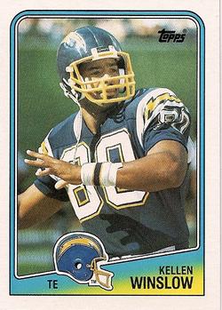 #209 Kellen Winslow - San Diego Chargers - 1988 Topps Football