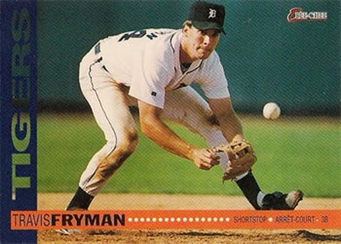 #209 Travis Fryman - Detroit Tigers - 1994 O-Pee-Chee Baseball