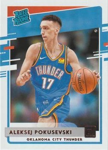 #209 Aleksej Pokusevski - Oklahoma City Thunder - 2020-21 Donruss Basketball