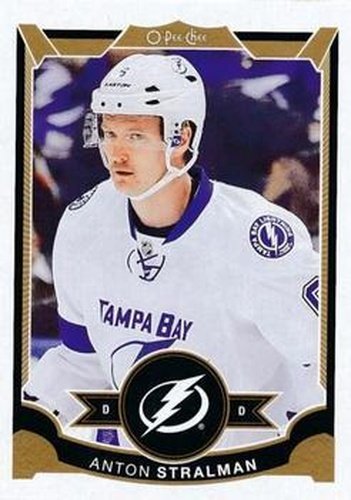 #209 Anton Stralman - Tampa Bay Lightning - 2015-16 O-Pee-Chee Hockey