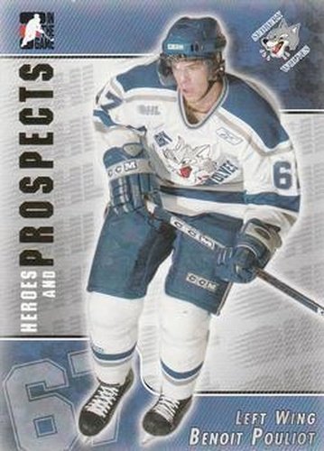 #209 Benoit Pouliot - Sudbury Wolves - 2004-05 In The Game Heroes and Prospects Hockey