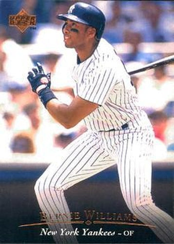 #209 Bernie Williams - New York Yankees - 1995 Upper Deck Baseball