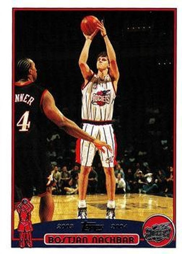 #209 Bostjan Nachbar - Houston Rockets - 2003-04 Topps Basketball