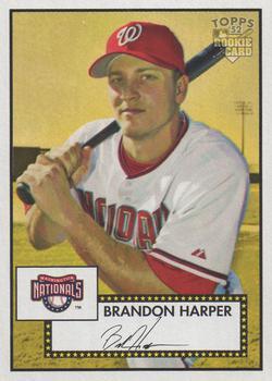 #209 Brandon Harper - Washington Nationals - 2006 Topps 1952 Edition Baseball