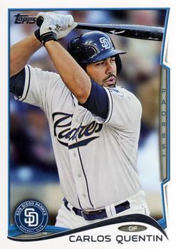 #209 Carlos Quentin - San Diego Padres - 2014 Topps Baseball