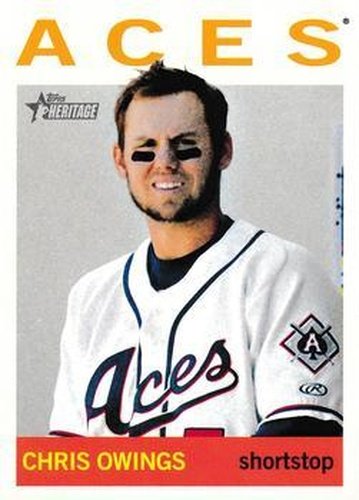 #209 Chris Owings - Reno Aces - 2013 Topps Heritage Minor League Baseball