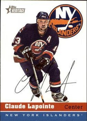 #209 Claude Lapointe - New York Islanders - 2000-01 Topps Heritage Hockey
