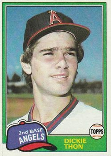 #209 Dickie Thon - California Angels - 1981 Topps Baseball